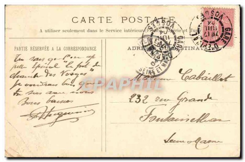 Old Postcard Epinal Five Morning Hours