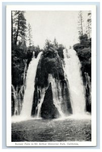 Burney Water Falls Mc Arthur Park California Vintage Postcard F52