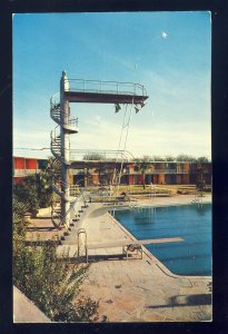 Houston, Texas/TX Postcard, Pool Diving Board, Shamrock Hilton Hotel, 1959!