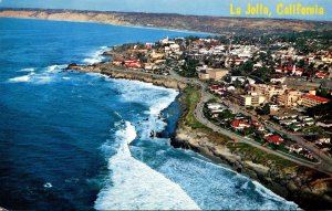 California La Jolla Coast Aerial View