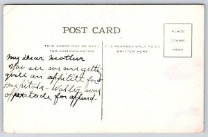 Cedar Rapids Iowa~St Luke's Hospital~Walter Had Operation~c1910 Postcard