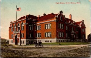 Postcard High School in South Omaha, Nebraska~137086