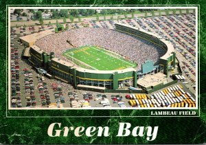 VINTAGE 1980’s Green Bay Packers Lambeau Field 4x6 Inch Postcard, VERY NICE!