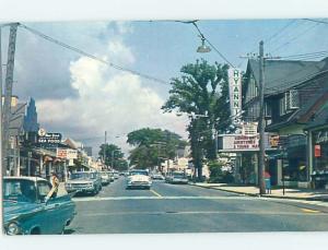 Unused Pre-1980 SHOPS ALONG STREET Cape Cod - Hyannis Massachusetts MA G4795