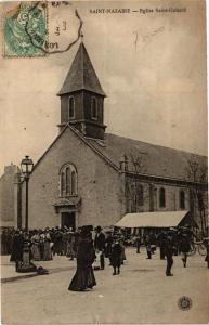 CPA St-NAZAIRE-Église St-Gohard (250700) 