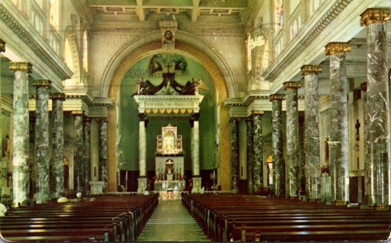 Mexico Monterrey Basilica Interior Of The Our Lady Del Roble 1967