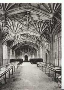 Oxfordshire Postcard - Bodleian Library - Oxford - Divinity School - Ref TZ660