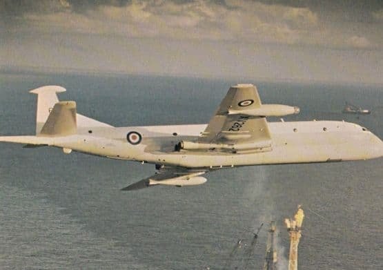 Hawker Siddeley Nimrod MR1 Military Plane Aircraft Postcard