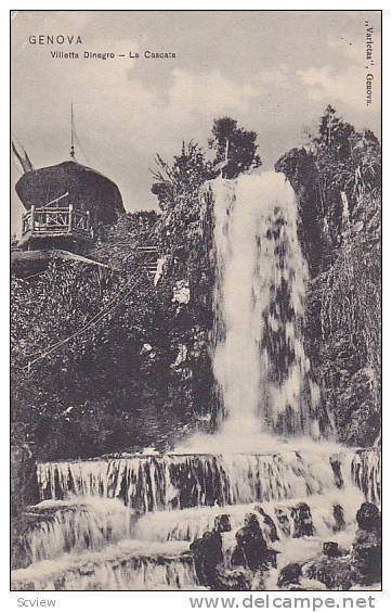 Villetta Dinegro, La Cascata, Genova (Liguria), Italy, 1900-1910s