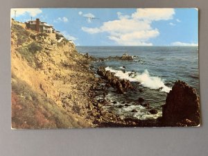 Seaside Homes Overlooking The Blue Pacific CA Chrome Postcard A1158095436