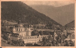 Vintage Postcard Ettal Monastery Near Oberammergau Founded 1330 By Lewis Germany