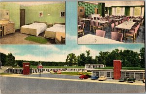 7 Gables Motel and Restaurant Hwy 27 Lake Cumberland Burnside KY Postcard E35