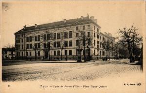 CPA LYON - Lycée de Jeunes Filles Place Edgar Quinet (427199) 