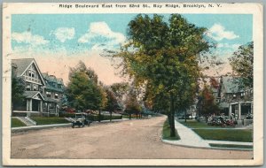 BROOKLYN NY BAY RIDGE EAST BOULEVARD ANTIQUE POSTCARD