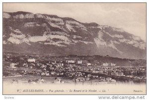 AIX-LES-BAINS, Vue generale, Le Revara et le Nivolet, Savoie, France, 00-10s