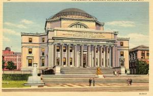 NY - New York City. Columbia University Library