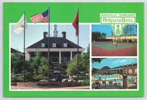 Nashville TN~Opryland Convention Hotel~Tennis Courts~Pool~Continental Postcard