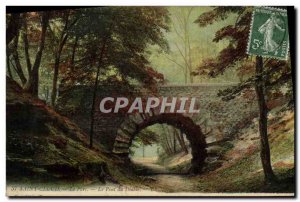 Postcard Old Saint Cloud park Devil's Bridge