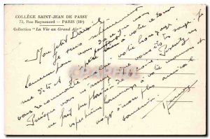Passy - College Saint Jean de Passy - The Bagatelle Playgrounds - Old Postcard