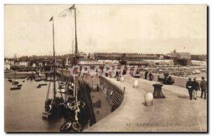 Britain Old Postcard East Ramsgate pier