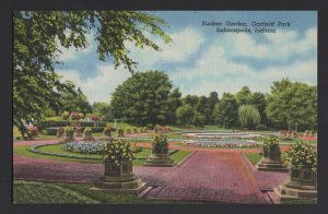 Indiana INDIANAPOLIS Sunken Garden, Garfield Park Shelby St Garfield Dr ~ Linen