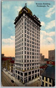 Pittsburgh Pennsylvania 1915 Postcard Keenan Building Drug Store