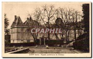 Aveny - Frontage of the Castle - Old Postcard