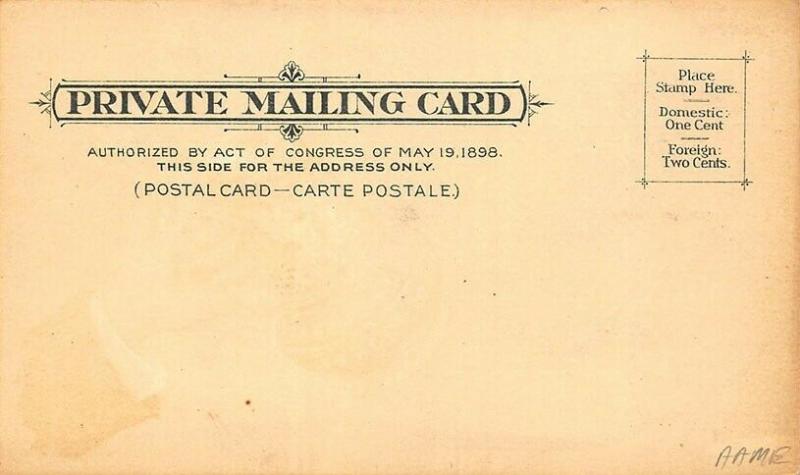 Boston MA Robert Sturn Publisher Private Mailing Card