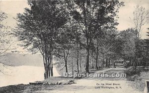 On the West Shore - Lake Huntington, New York