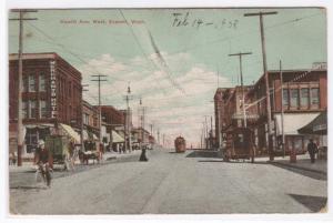 Hewitt Avenue West Everett Washington 1908 postcard