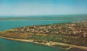 Naval Boat Polana Suburb Club Aerial View Mozambique African Postcard