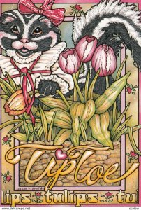 Artist Leanne C. BOYD , 1987 : Tiptoe through the Tulips