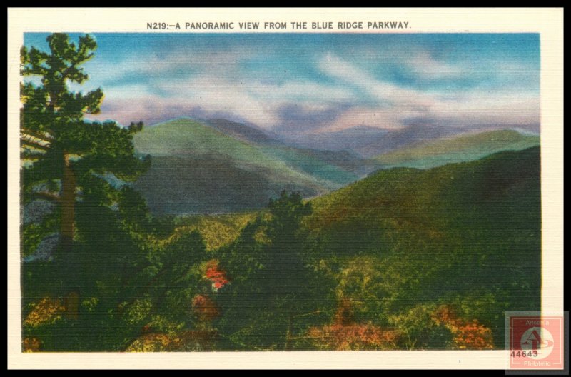 A Panoramic View from the Blue Ridge Parkway