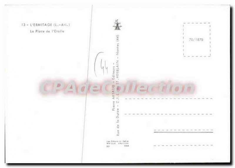 Modern Postcard The Hermitage The Atl the Place de l'Etoile