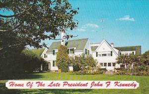 Massachusetts Cape Cod Hyannisport Home Of The Late President John F Kennedy ...