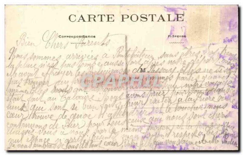 Old Postcard Pontchateau The Calvary