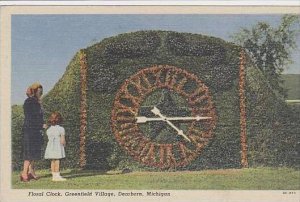 Michigan Dearborn Floral Clock Greenfield Village