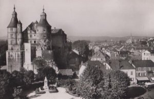 Montbeliard Grands Jardins Aerial French Real Photo Postcard