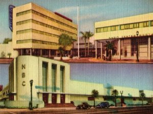 1940 New Studios Of CBS And NBC Hollywood, California Postcard F80