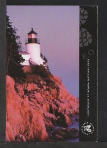 Lighthouse at Acadia National Park Postcard 
