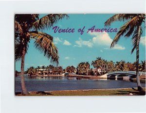 Postcard Venice of America, Fort Lauderdale, Florida