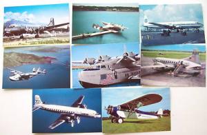 T125     POSTCARD LOT,    8    PAN AMERICAN  AIRLINES