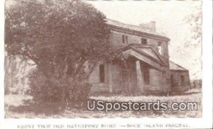Old Davenport Home - Rock Island Arsenal, Iowa IA