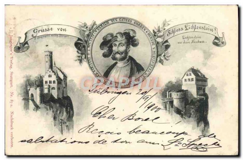 Old Postcard Liechtenstein