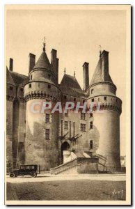 Old Postcard Langeais Indre et Loire Entree du Chateau