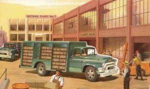 Postcard Blue Chip GMC Trucks M340 Series