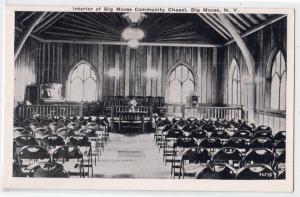 Interior, Community Chapel, Big Moose NY