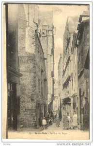 La Rue Du Boyer, Saint-Malo (Ille-et-Vilaine), France, 1900-1910s