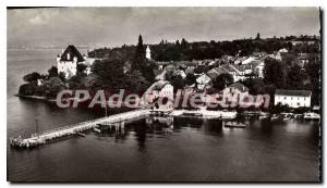 Postcard Old Yvoire and Lake Leman