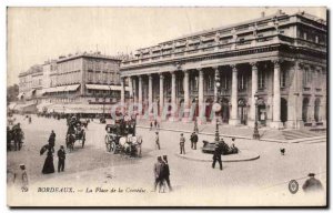 Bordeaux - Place de la Comedie - Old Postcard